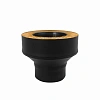 Переход на сэндвич BLACK ф150/250, толщ-0,8 (сталь-430) ВЕЗУВИЙ (ММ)