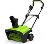 Снегоуборщик GREENWORKS SN2300 электрич. 220В шир. 50 выс. 25 см 3300 об. мин. 2 фары
