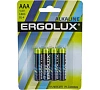 Элемент питания алкалиновый LR03 BL-4(ААА) Ergolux 4шт