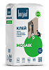 Клей д/плитки Mosaik Bergauf белый 25кг