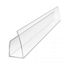 Профиль торцевой П 10мм. L=2,1м прозрачный