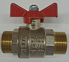 Кран шар 3/4 VT н/н бабочка