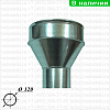Воронка водостока ф120 оцинк.