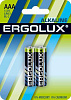 Элемент питания алкалиновый LR03 BL-2(ААА) Ergolux 2шт